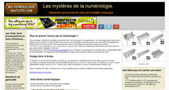 Desktop Screenshot of ma-numerologie-gratuite.com