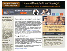 Tablet Screenshot of ma-numerologie-gratuite.com